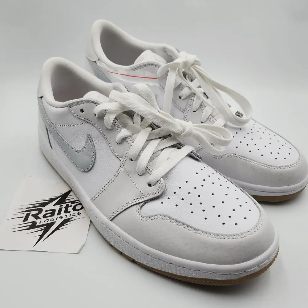 Mens Size 13 Nike Golf Shoes Air Jordan 1 Retro Low Top White Gum DD9315-111